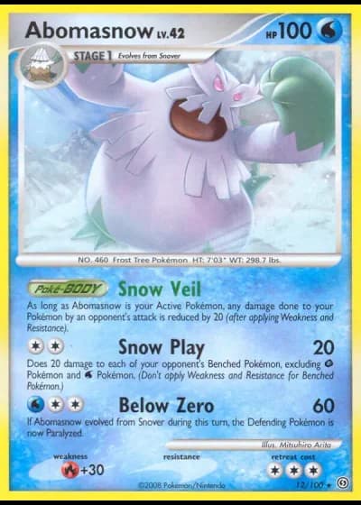 Abomasnow #12/100 — Stormfront