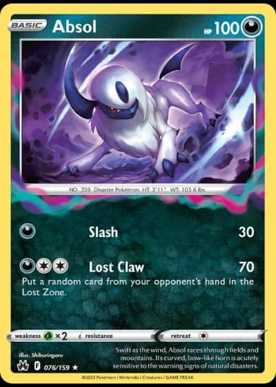 Absol #076/159 — Crown Zenith