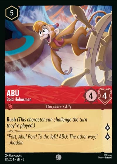 Abu - Bold Helmsman #114/204 — Azurite Sea