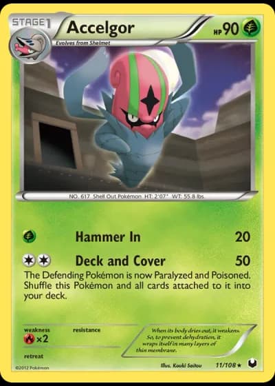 Accelgor #11/108 — Dark Explorers