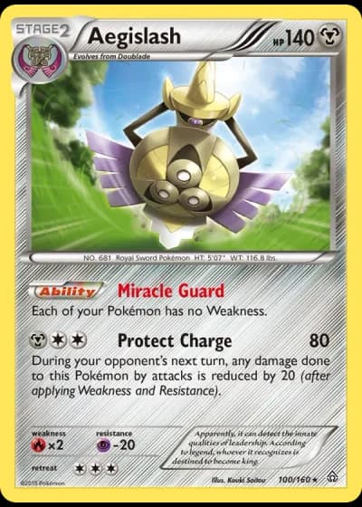 Aegislash #100/160 — Primal Clash
