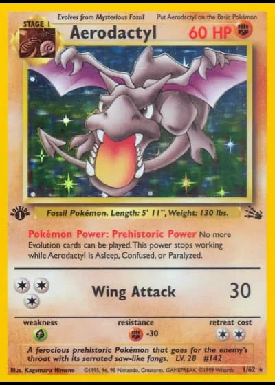Aerodactyl #1/62 — Fossil