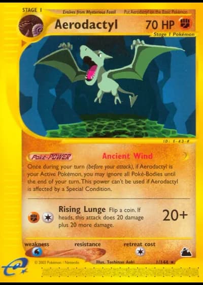 Aerodactyl #1/144 — Skyridge