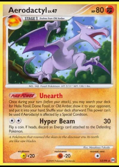 Aerodactyl #13/99 — Arceus