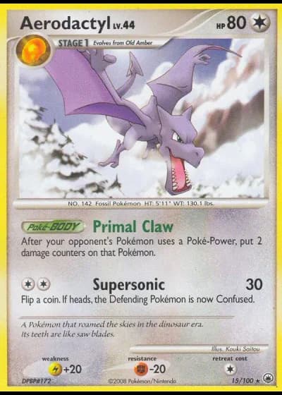 Aerodactyl #15/100 — Majestic Dawn
