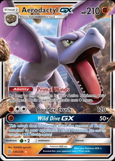 Aerodactyl GX #106/236 — Unified Minds