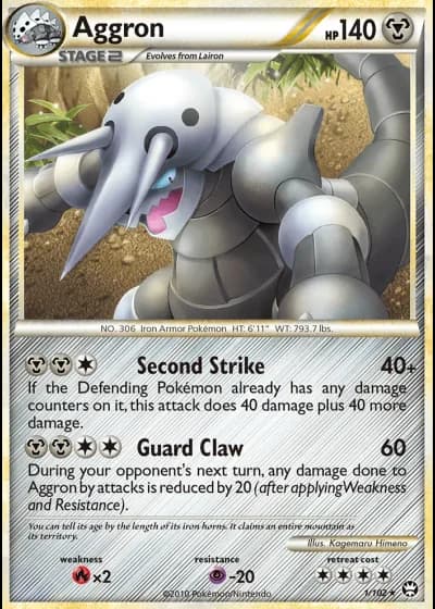 Aggron #1/102 — Triumphant