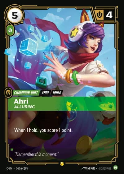 Ahri, Alluring #066a/352 — Origins