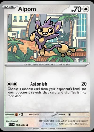 Aipom #078/94 — Phantasmal Flames