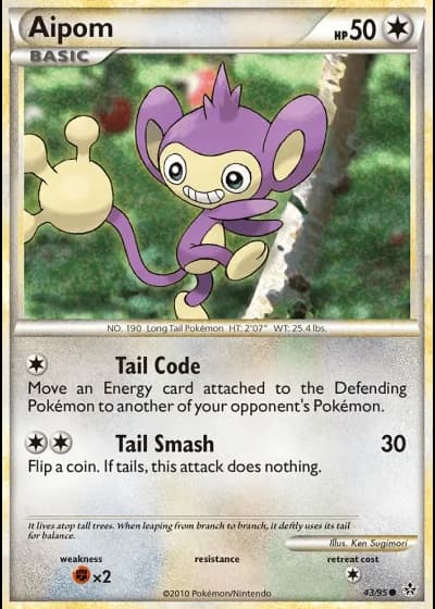 Aipom #43/95 — Unleashed