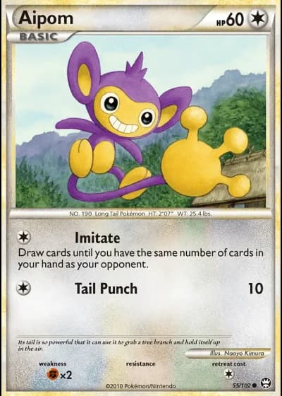 Aipom #55/102 — Triumphant