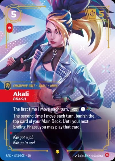 Akali, Brash SP2/189 — Radiance