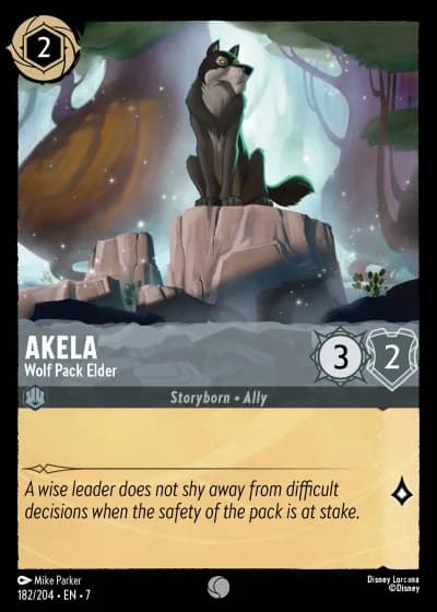 Akela - Wolf Pack Elder #182/204 — Archazia's Island