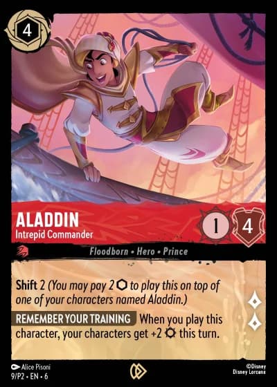 Aladdin - Intrepid Commander #9/204 — Azurite Sea