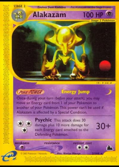 Alakazam #2/144 — Skyridge