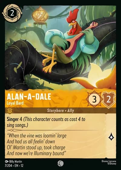 Alan-a-Dale - Loyal Bard #7/257 — Wilds Unknown