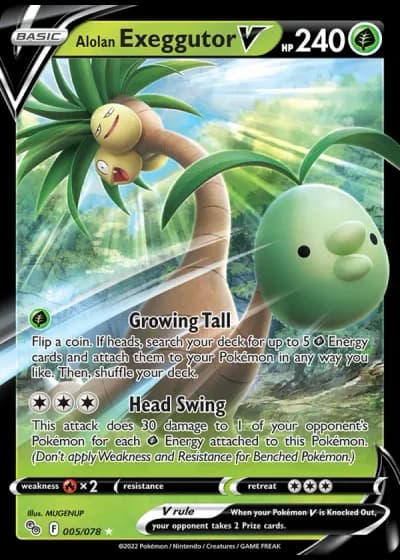 Alolan Exeggutor V #005/78 — Pokémon GO