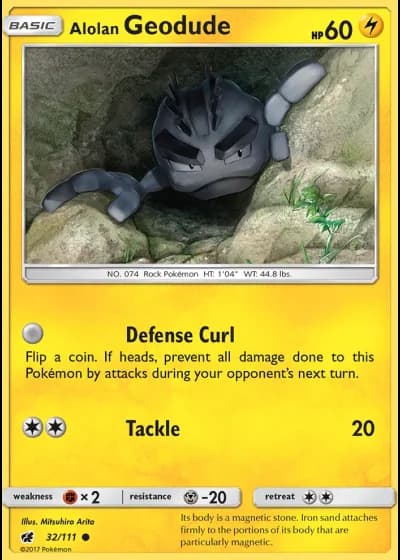 Alolan Geodude #32/111 — Crimson Invasion