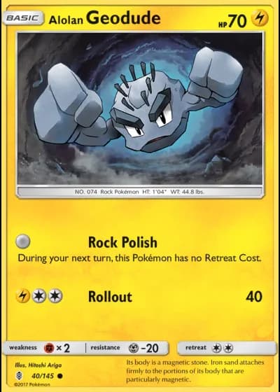 Alolan Geodude #40/145 — Guardians Rising