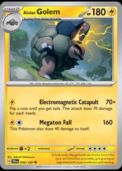 Alolan Golem #046/159 — Journey Together