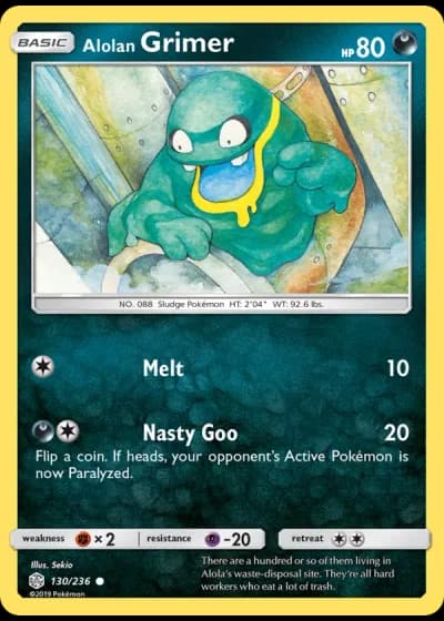 Alolan Grimer #130/236 — Cosmic Eclipse