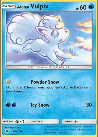 Alolan Vulpix #27/147 — Burning Shadows