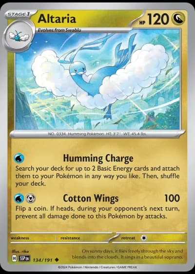 Altaria #134/191 — Surging Sparks