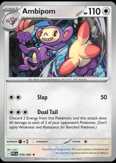 Ambipom #079/94 — Phantasmal Flames