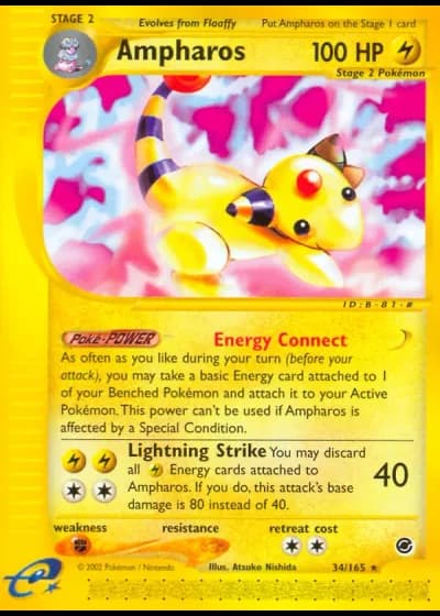 Ampharos #34/165 — Expedition