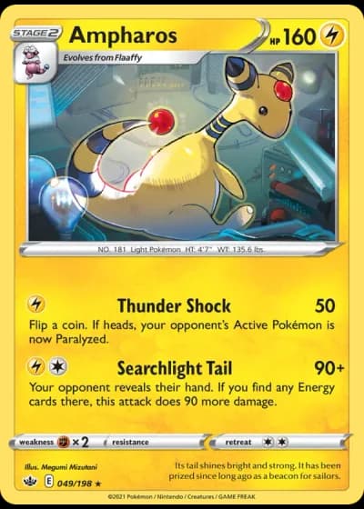 Ampharos #49/198 — Chilling Reign