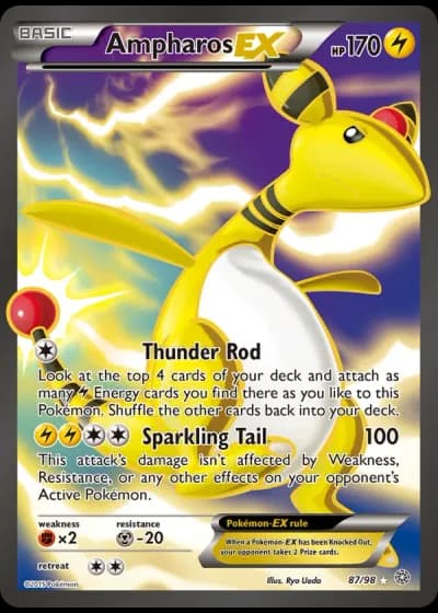 Ampharos EX #87/98 — Ancient Origins