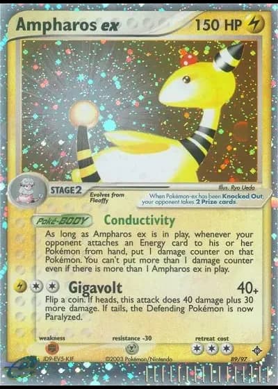 Ampharos ex #89/97 — EX Drago
