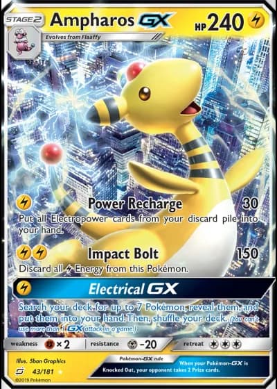 Ampharos GX #43/181 — Team Up