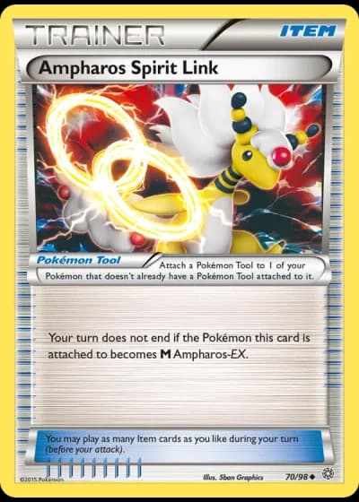 Ampharos Spirit Link #70/98 — Ancient Origins