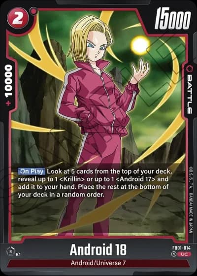 Android 18  FB01-014 — Awakened Pulse (FB01)