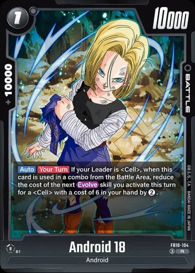Android 18  FB10-104 — Cross Force (FB10)