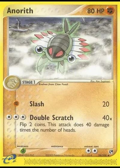 Anorith #28/100 — EX Tempesta di Sabbia