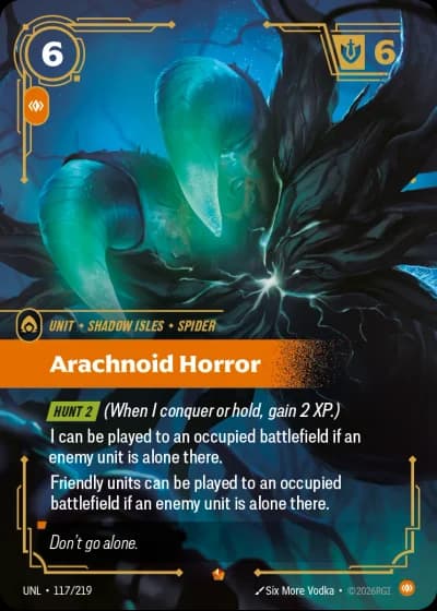 Arachnoid Horror #117/308 — Unleashed