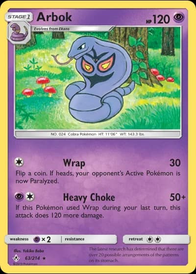 Arbok #63/214 — Unbroken Bonds
