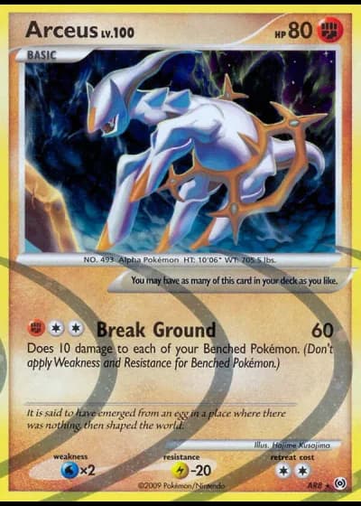 Arceus AR8/99 — Arceus