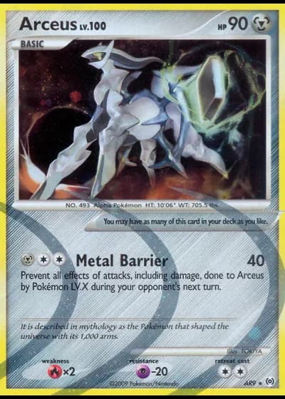 Arceus AR9/99 — Arceus