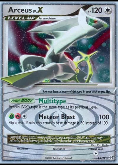 Arceus LV.X #95/99 — Arceus