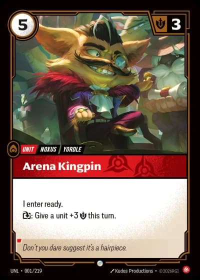 Arena Kingpin #001/308 — Unleashed