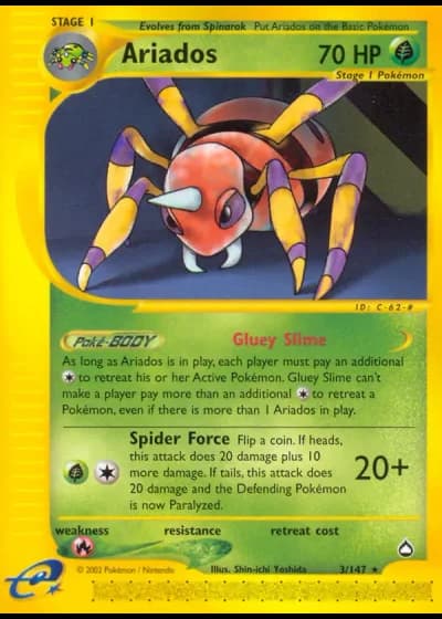 Ariados #3/147 — Aquapolis