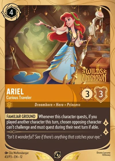 Ariel - Curious Traveler P3-43/257 — Wilds Unknown