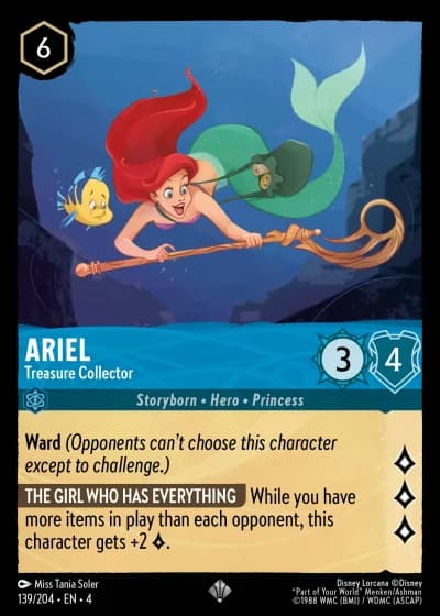 Ariel - Treasure Collector #139/204 — Ursula's Return