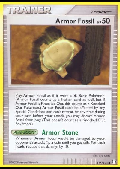 Armor Fossil #116/123 — Mysterious Treasures