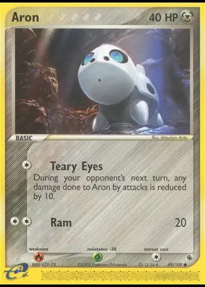 Aron #49/109 — EX Rubino & Zaffiro