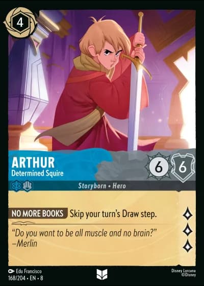 Arthur - Determined Squire #168/204 — Reign of Jafar