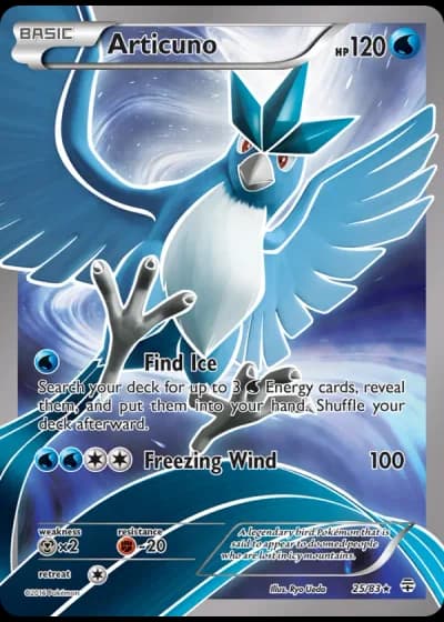 Articuno #25/83 — Generations